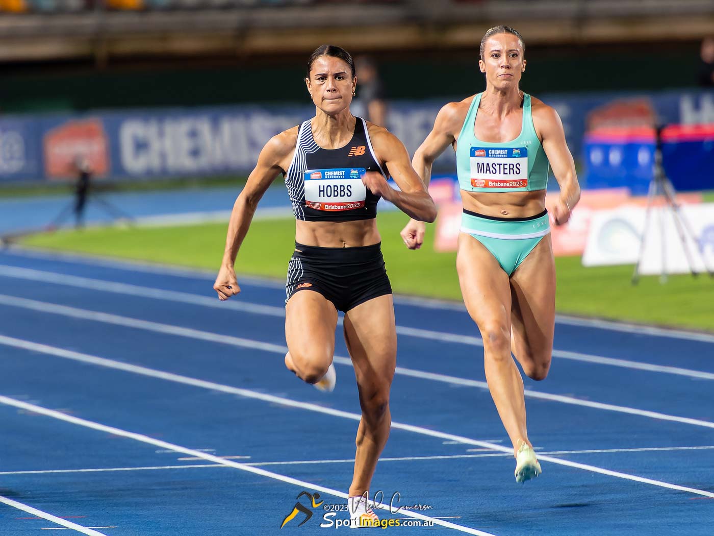 Zoe Hobbs, Bree Masters, Women's 100m A Race